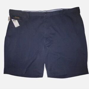 Polo Ralph Lauren Shorts Mens 52B Chino 9" Stretch Classic Fit Navy Blue NEW